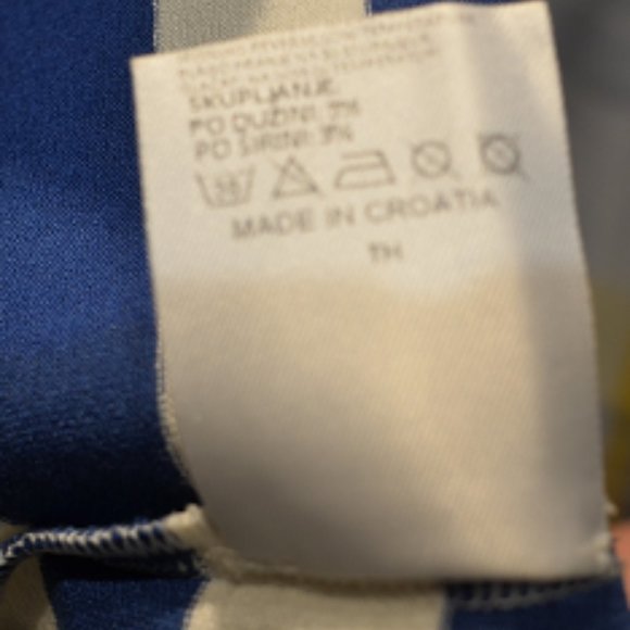 Spring 17 Xenia Striped Jersey Boxy Cropped Tee - Picture 12 of 12